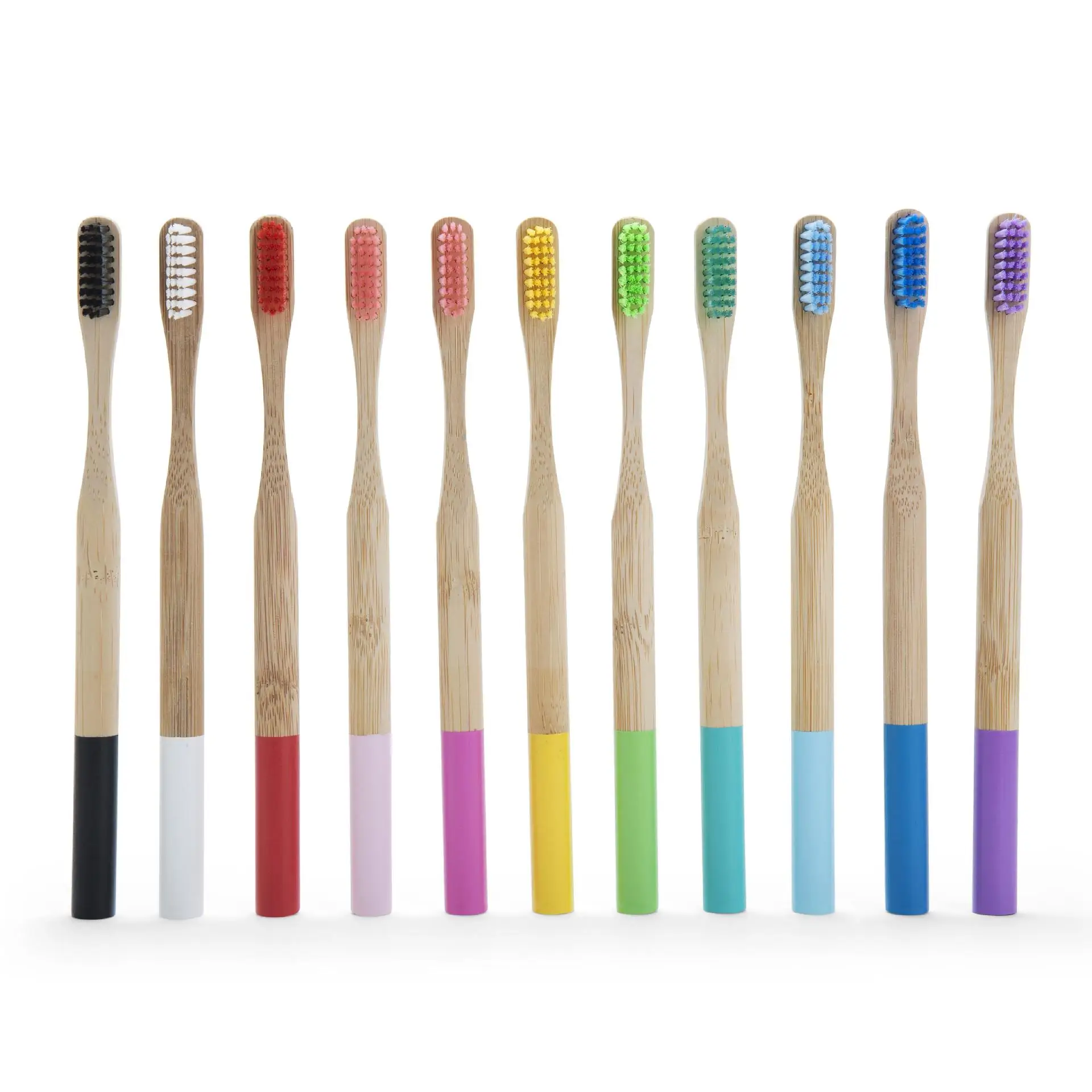 1 шт. Экологичная бамбуковая зубная щётка для взрослых|Зубные щетки| |