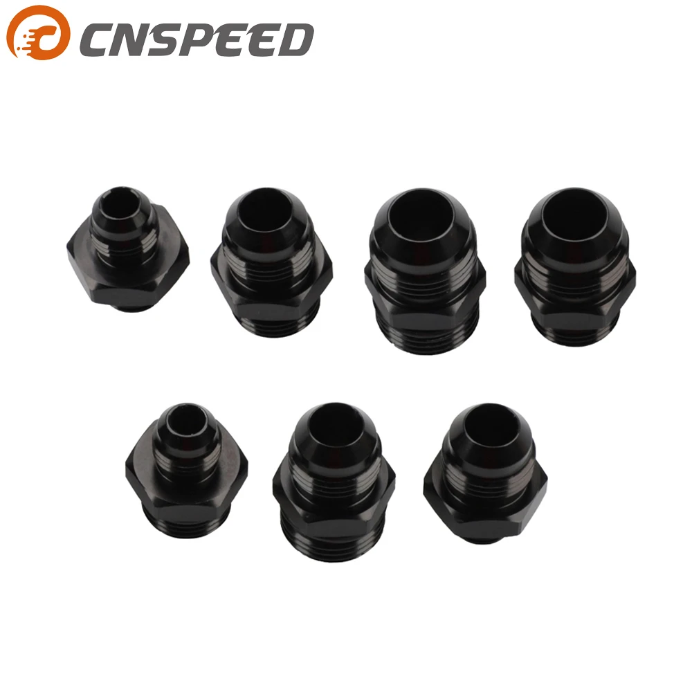 

Male Adapter Fitting Black ORB-6 ORB-10 ORB-10 O-ring Boss to AN6 6AN AN8 8AN AN1010AN 6061-T6 aluminum Flare fiting