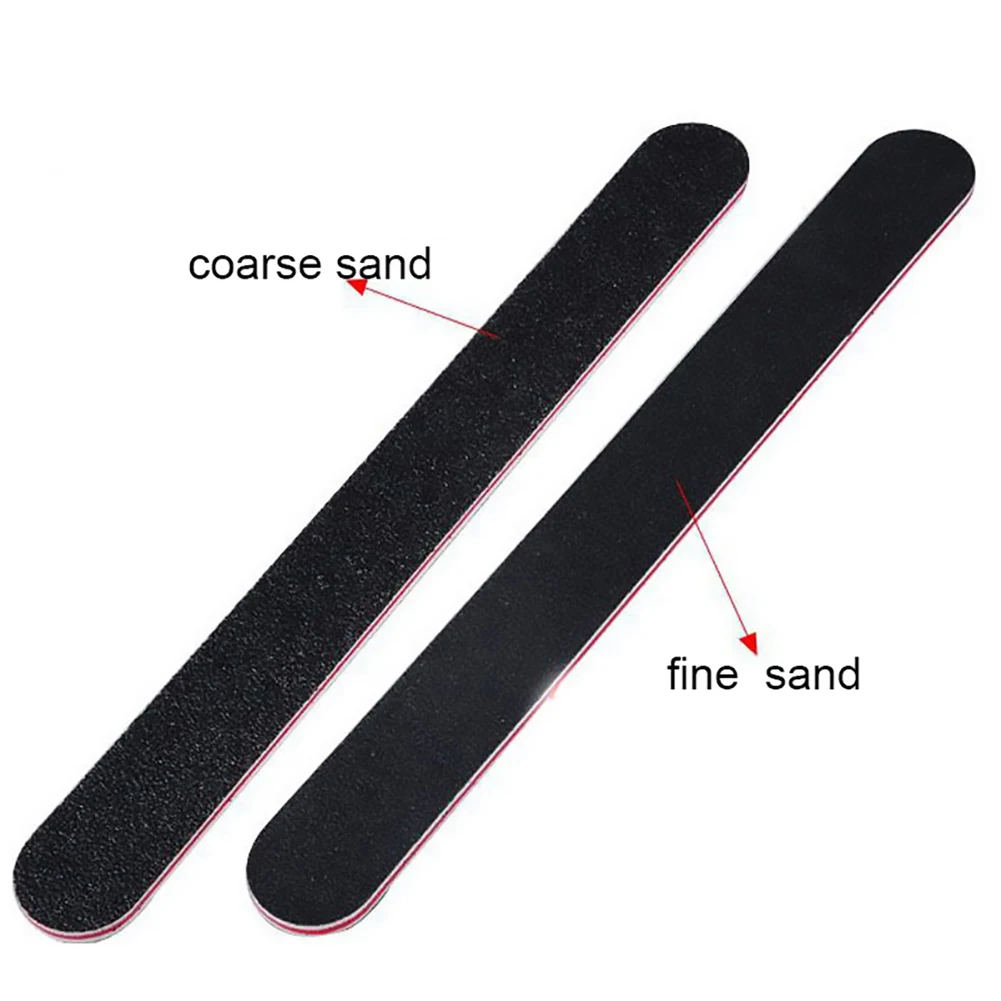 

Nail Files Set Sandpaper Trimmer Kit Emery Board Buffer Sanding Strip Pedicure Double Sided Professional Manicure Care Tools