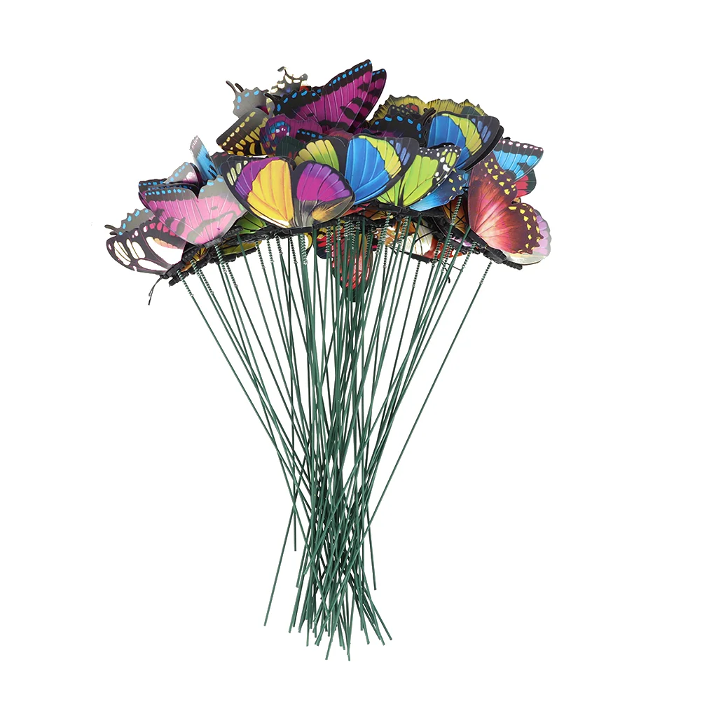 

50 шт., пластиковые держатели для украшения растений