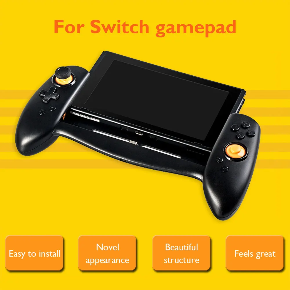 

Dual Motor Handheld Gaming Grip Handle Vibration Controller 6-Axis Gyroscope Gamepad for Nintend Switch Games Accessories