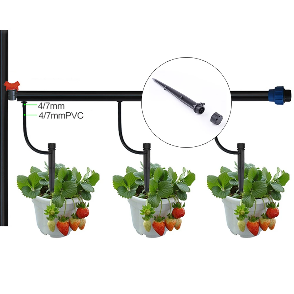 20 шт. микропузырьковый капельный полив регулируемые излучатели водяной