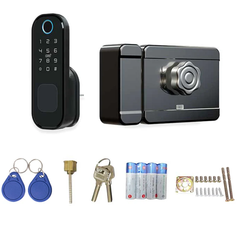 

MOOL Fingerprint Door Lock Electronic 13.56Mhz Pword Phone APP Unlock Support Tuya / Smartlife