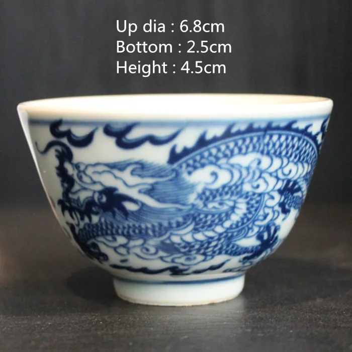 

Керамическая чашка с драконом