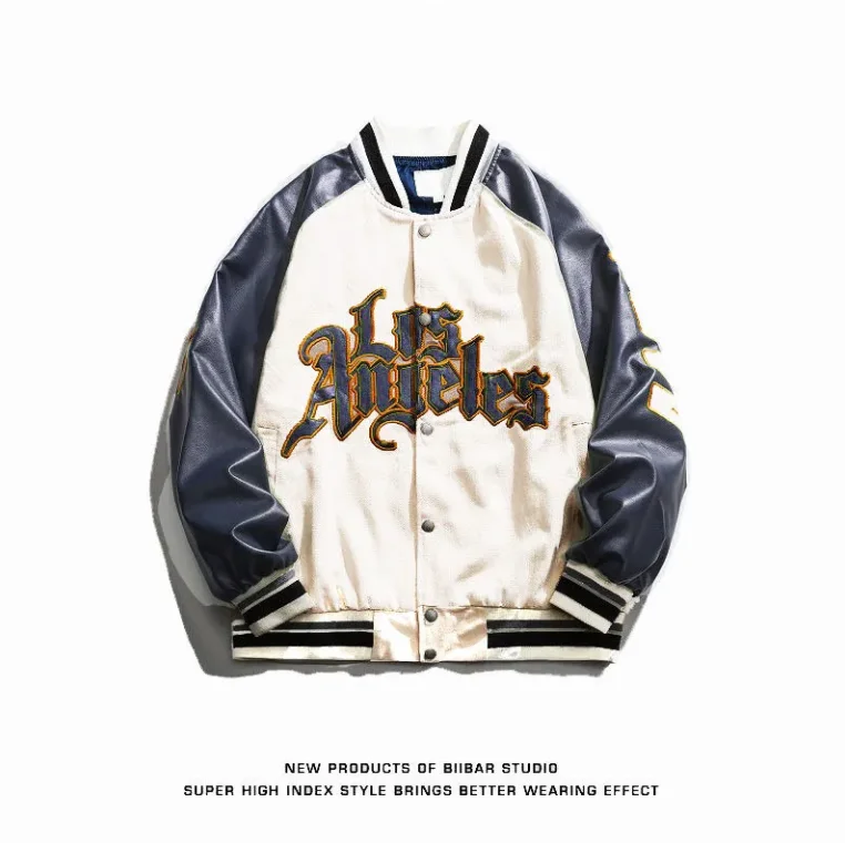 

2021 New Spring&Autumn Embroidery Baseball Jacket Women's Coat Men's Couple Bomber Unisex Boyfriend Style Varsity Hiphop Street