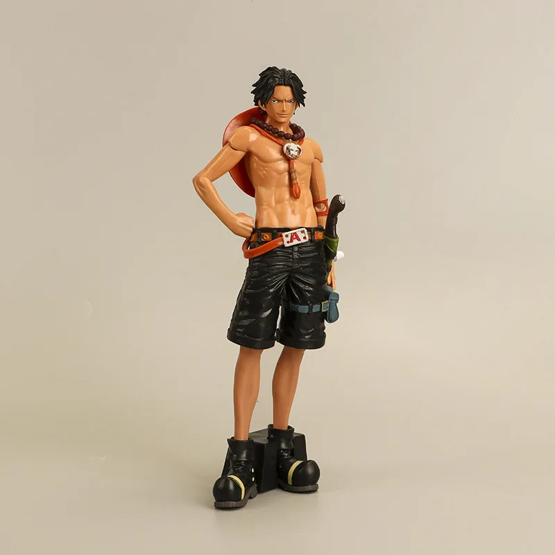 

Japanese Anime Action Figures Brinquedos Portgas D Ace Standing Posture 28cm PVC Action Figures Collection Model Doll Presents