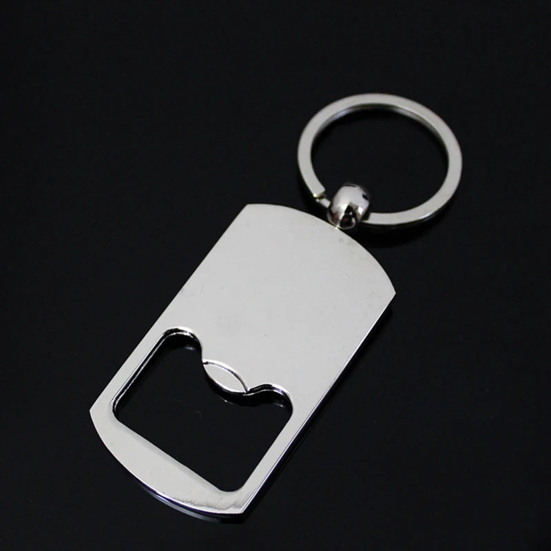 100x металлический брелок открывалка для бутылок Пользовательский логотип