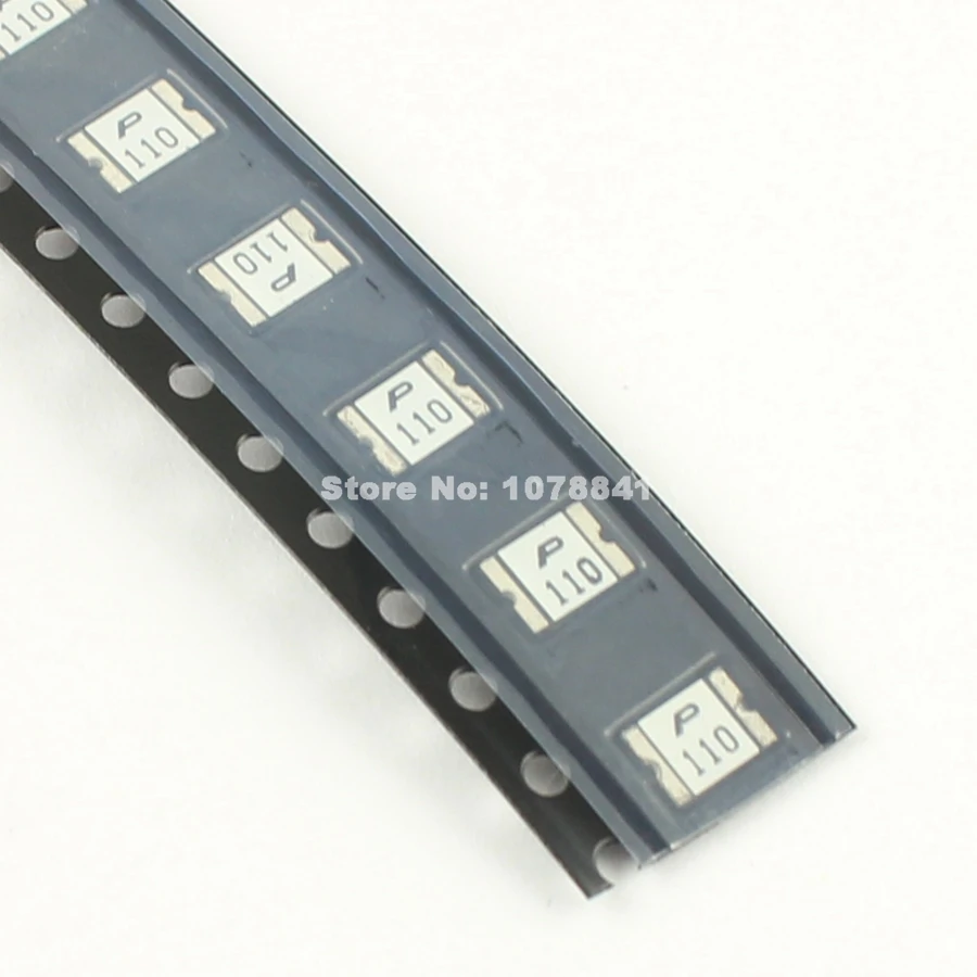 100 шт. Everfuse Polyswitch SMT SMD PTC сброс сбрасываемый предохранители 1812 1.1A 8V | Строительство