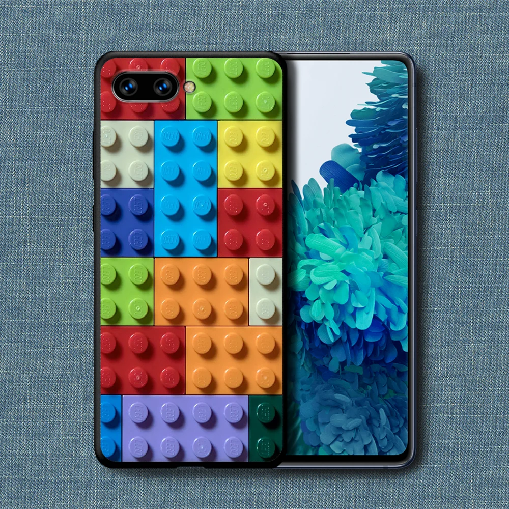 

Toys Legos Phone Case For Huawei Honor 6A 7A 7C 8 8A 8X 9 9X 10 10i 20 Lite Pro Play black Etui Fashion Bumper Silicone Prime