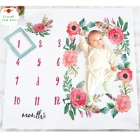 newborn baby play mat manta memory monthly milestone blanket photo backdrop diaper photography calendar background