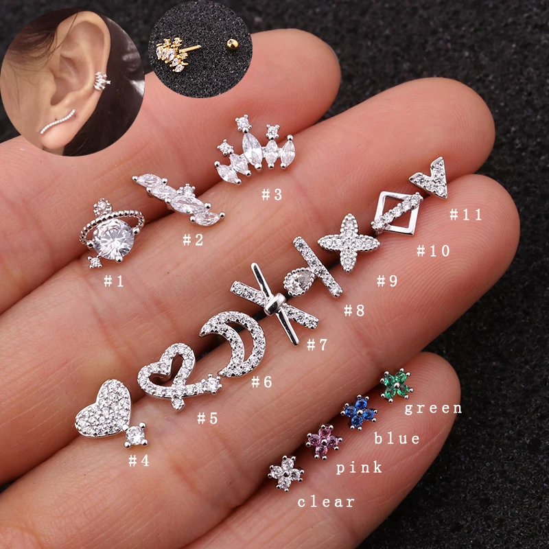 Sellsets цельнокроеное платье лакомство Новый 16g штанга нержавеющая сталь Корона