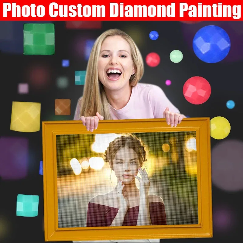 

Custom Diamond Painting 5D Diy Diamond Embroidery Personal Photo Full Round&Square Drill Diamond Mosaic Cross Stitch Manual