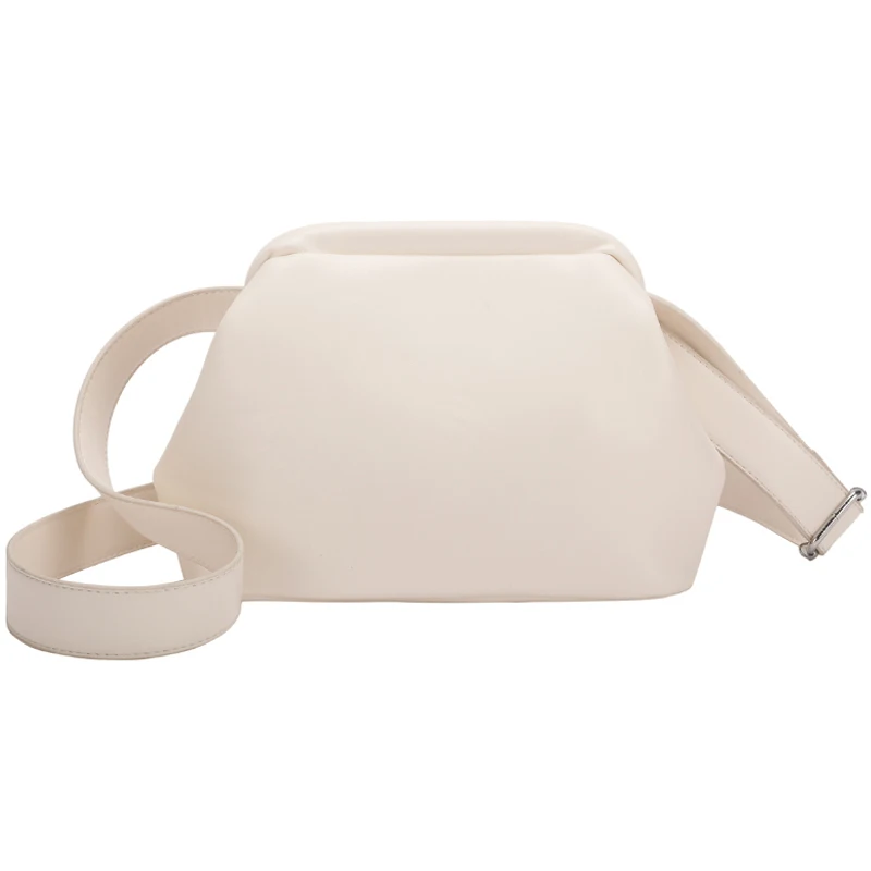 

Solid Color Shell Bag 2021 Spring New High-quality PU Leather Women's Designer Handbag Travel Shoulder Messenger Bag