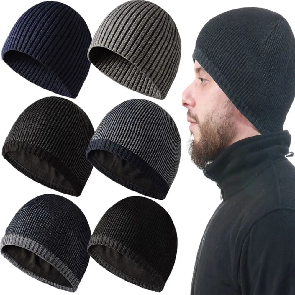 

Men/Women Winter Warm Knitted Beanies Male Outdoor Sport Windproof Hedging Caps Comforable Soft Hiking Cycling Beanies
