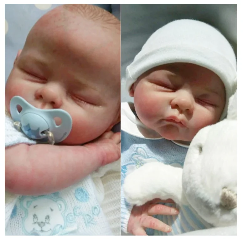 Кукла реборн Реалистичная виниловая Неокрашенная кукла с тканевым корпусом 20