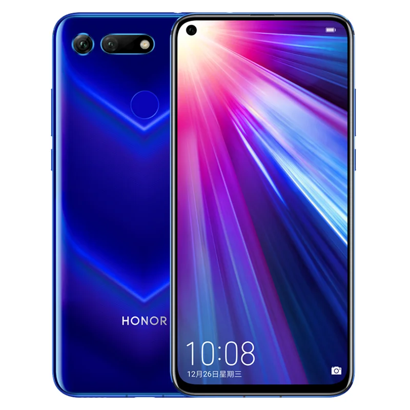 Honor View 20, мобильный телефон Honor V20, 6,4 дюйма, полный обзор, Kirin 980, четыре ядра, Android 9,0, NFC, 4000 мА/ч, две sim-карты, телефон для звонков