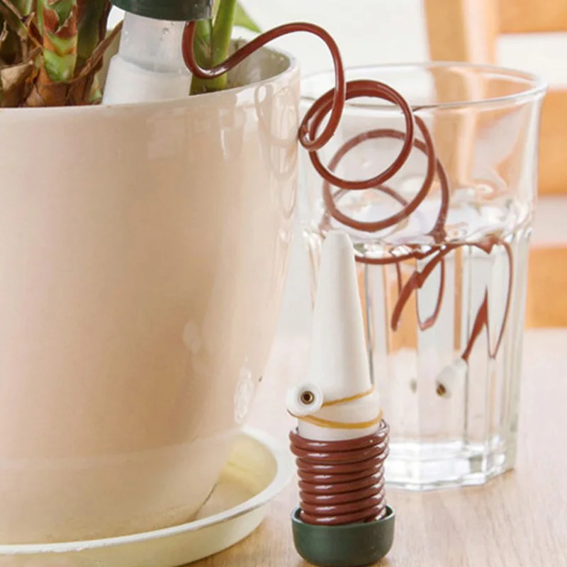 

20-Pack Automatic Plant Watering System Devices, Slow Release Ceramic Material Feeder for Vacation Plant Self Watering Kit for O