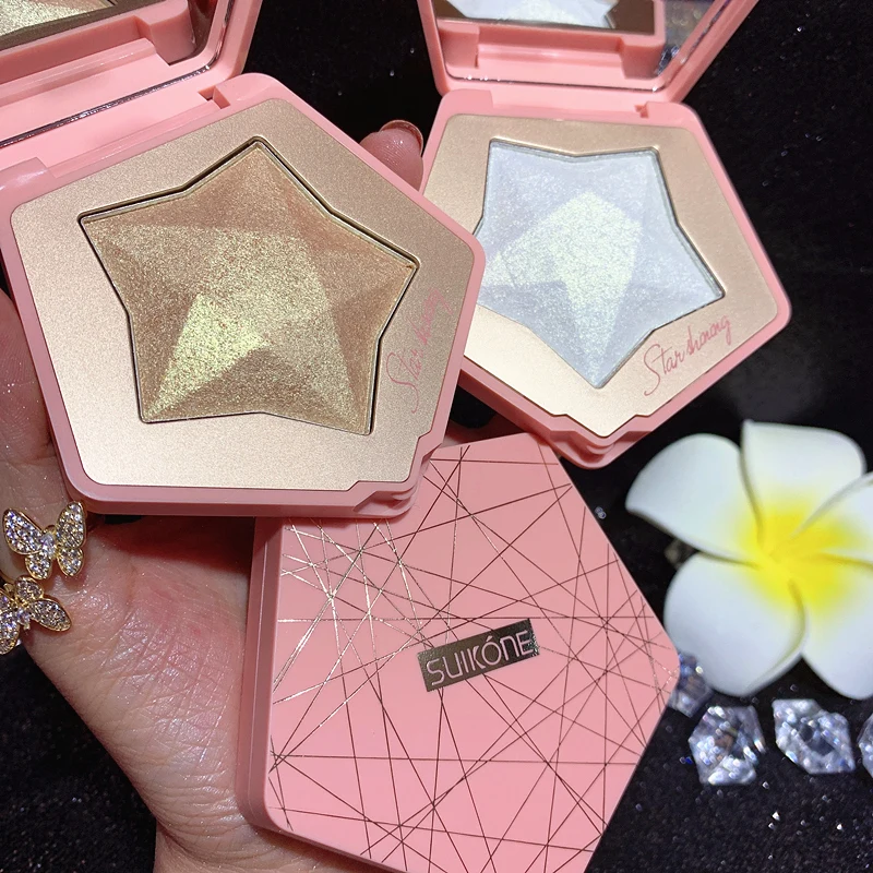 

Mashed Potato Highlighter Diamond Face and Body High Lighter Makeup Brighten Glitter Natural Contour Diamond Glitter Face Makeup