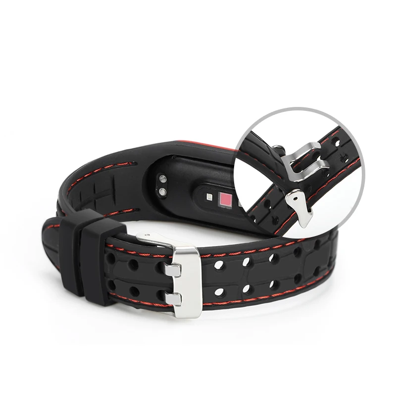 Браслет для Amazfit Band 5 /mi band 6 силиконовый ремешок mi nfc аксессуары xiaomi 3 4 6|Ремешки