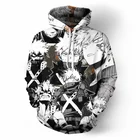 Толстовки с капюшоном из аниме Моя геройская Академия, Женский костюм для Хэллоуина, мужской женский топ, Новинка