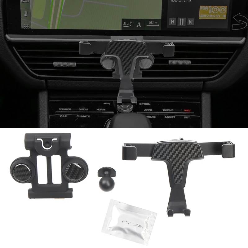 

For Porsche Cayenne Car Air Vent Mount Smart Phone Holder 2019 2020 Stand Mobile Stable Cradle