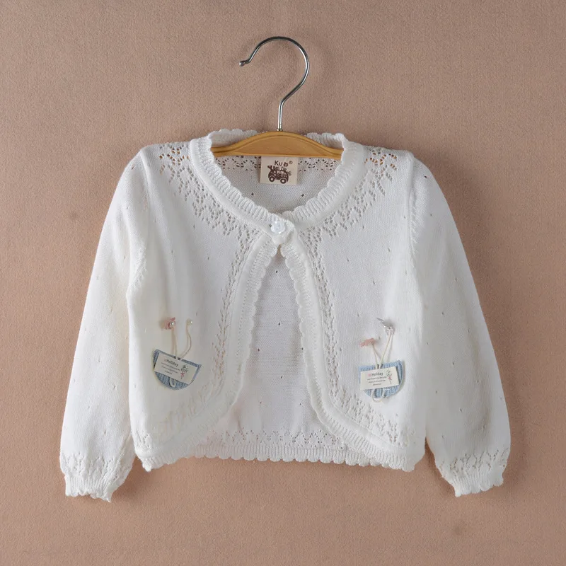 Кардиган для девочек свитер куртка 100 хлопок верхняя одежда 1 2 4 6 8 лет детская