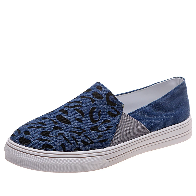 

2021 Women Elastic Fabric Single Shoes Women's Casual Shallow Flat Female Comfort Flats Ladies Platform Vulcanized Plus Size