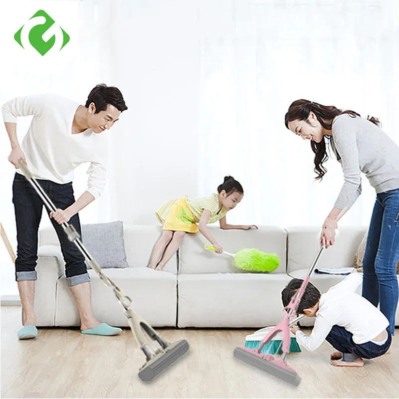 Складной бытовой инструмент для мытья полов губчатая Швабра ПВА швабра с клеем