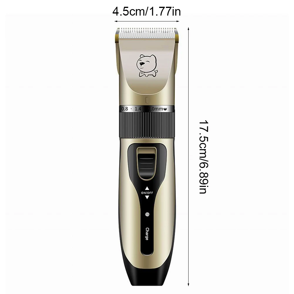 

Professional Pet Dog Hair Trimmer Animal Grooming Clippers Cat Dog Cutter Machine Shaver Low Noise Electric Scissor Clipper