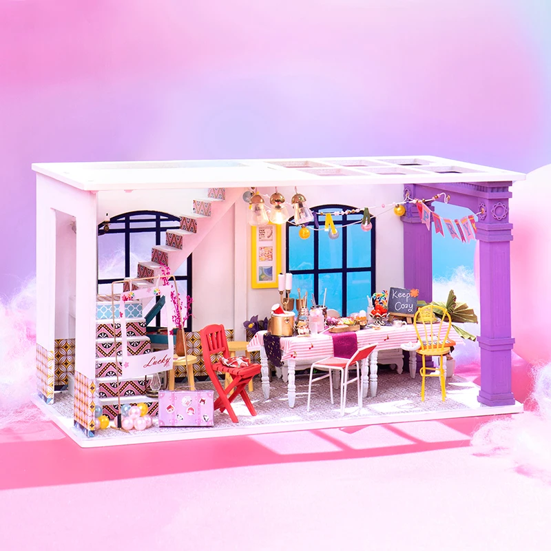 Кукольный домик Robotime Rolife деревянный миниатюрный игрушки ручной работы подарок
