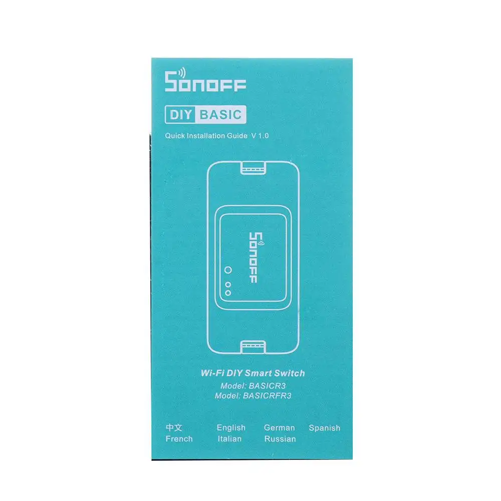 SONOFF BASIC R3 RFR3 433Mhz RF Smart WiFi Switch Light Time APP Voice Remote Control DIY Mode Works With Alexa Google Home | Электроника
