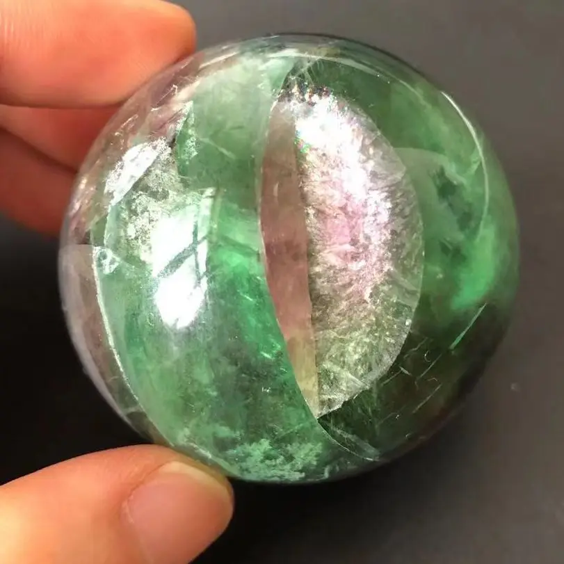 

40-50mmNatural Rare Gemstone Purple Fluorite Quartz Crystal Ball Decorative Sphere Specimen Treatment Stone Radiation Protection