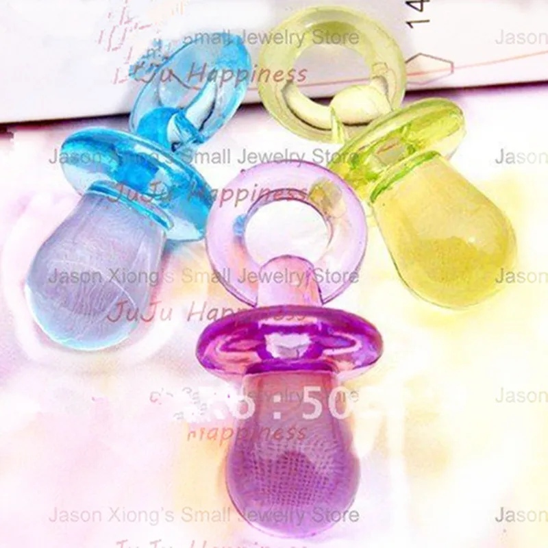 Модные Акриловые пустышки DIY 30*15 мм смешанные цвета Пластиковые свободные бусины