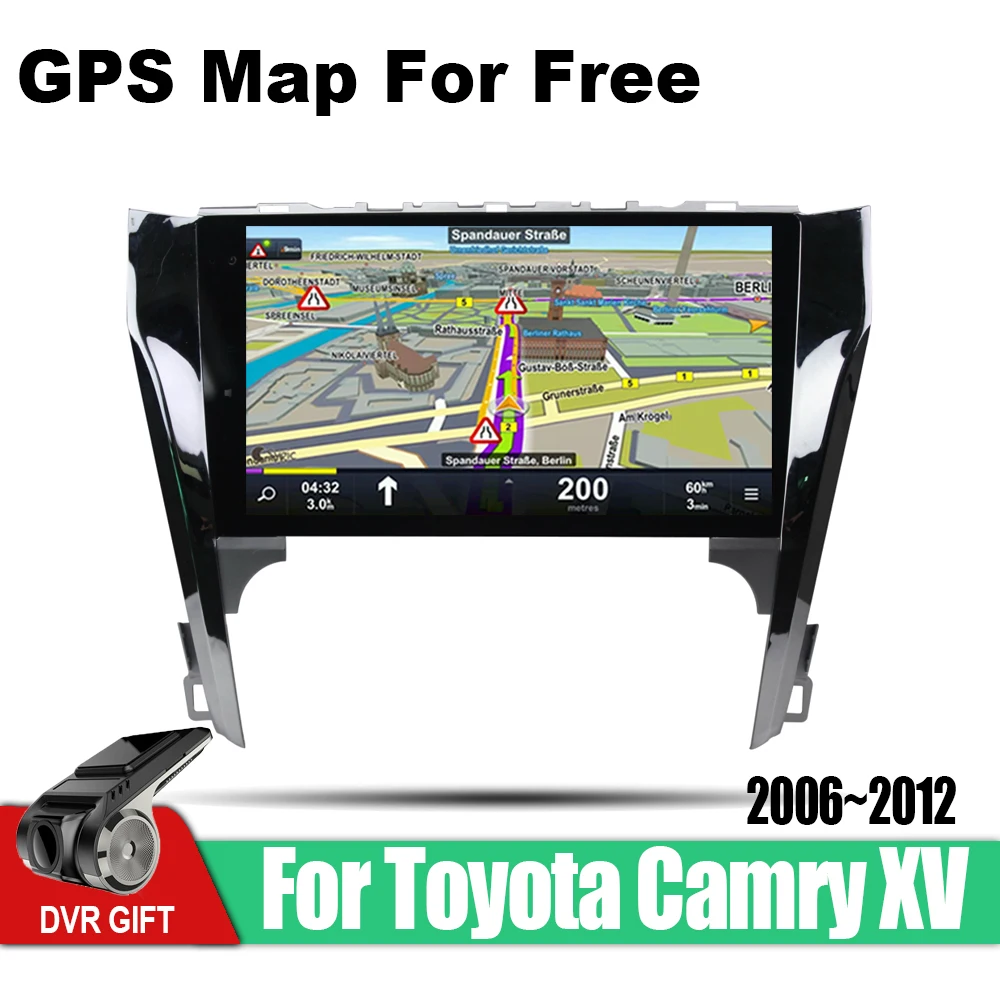 ZaiXi Android автомобильный 2 din Мультимедиа GPS навигация для Toyota Camry XV 2006 ~ 2012 vedio стерео