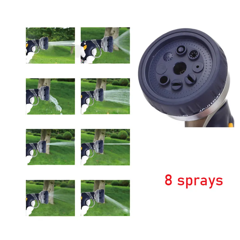 

2021 New High-Pressure Spray Gun Car Washer Hose Spray Bottle Gardening Watering Sprinkler Cleaning Water Gun Watering Garden