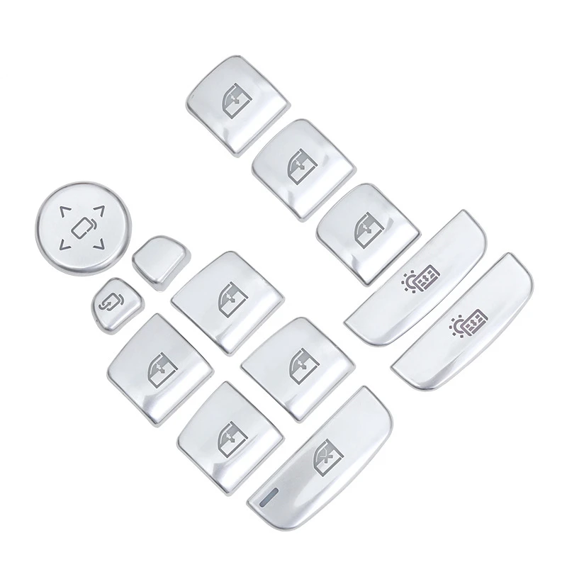 Автомобильное окно питания Swtich Кнопка украшения Наклейка защитная крышка для BMW 5