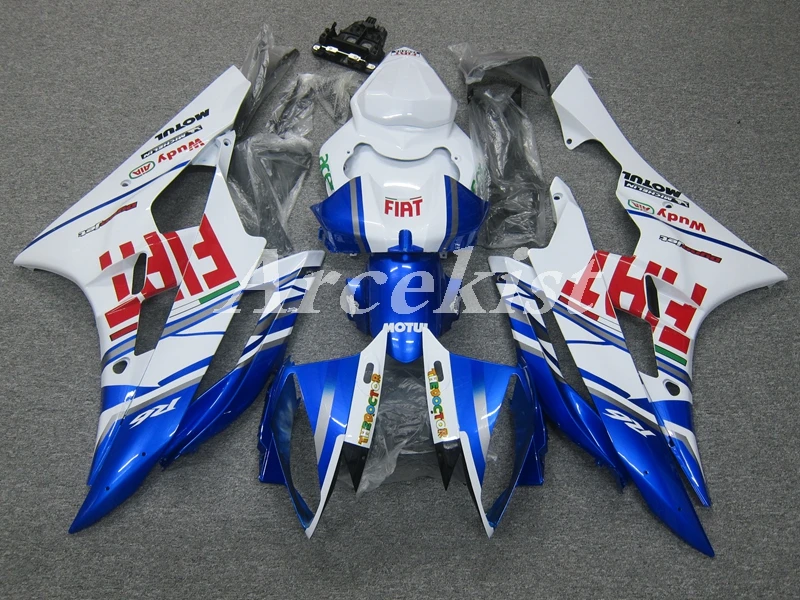 

Новинка из АБС-пластика для мотоцикла весь обтекатели комплект подходит для YAMAHA YZF-600 R6 2006 2007 06 07 r6 изготовленный на заказ Бесплатная Красный ...