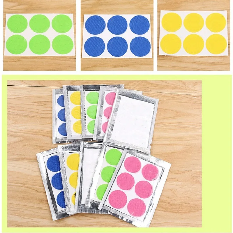 60 шт./пакет наклейки от комаров DIY патчи мультфильм улыбающееся лицо