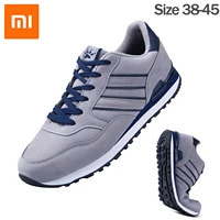 xiaomi men running shoes light suede leather sneakers classic casual shoes comfort outdoor breathable flats jogging sport shoes