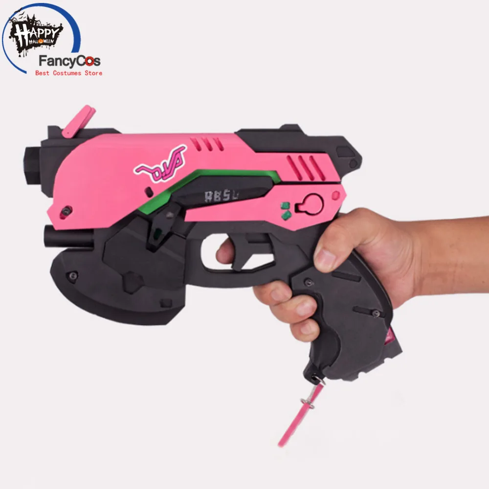 Halloween Game OW DVA D.VA Headset Gun Pistol Earphone Game Cosplay Props Costume Gifts High Quality Weapons & Armor