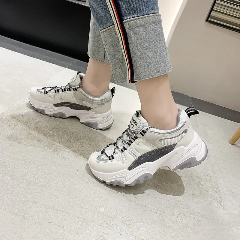 

Spring and autumn 2020 new platform heighten leisure sports shoes fashion daddy shoes running shoes X535