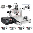 CNC 6040 USB 4 оси CNC машина для резьбы по дереву 1.5KW с водяным охлаждением двигателя шпинделя ЧПУ Mach3 руководство