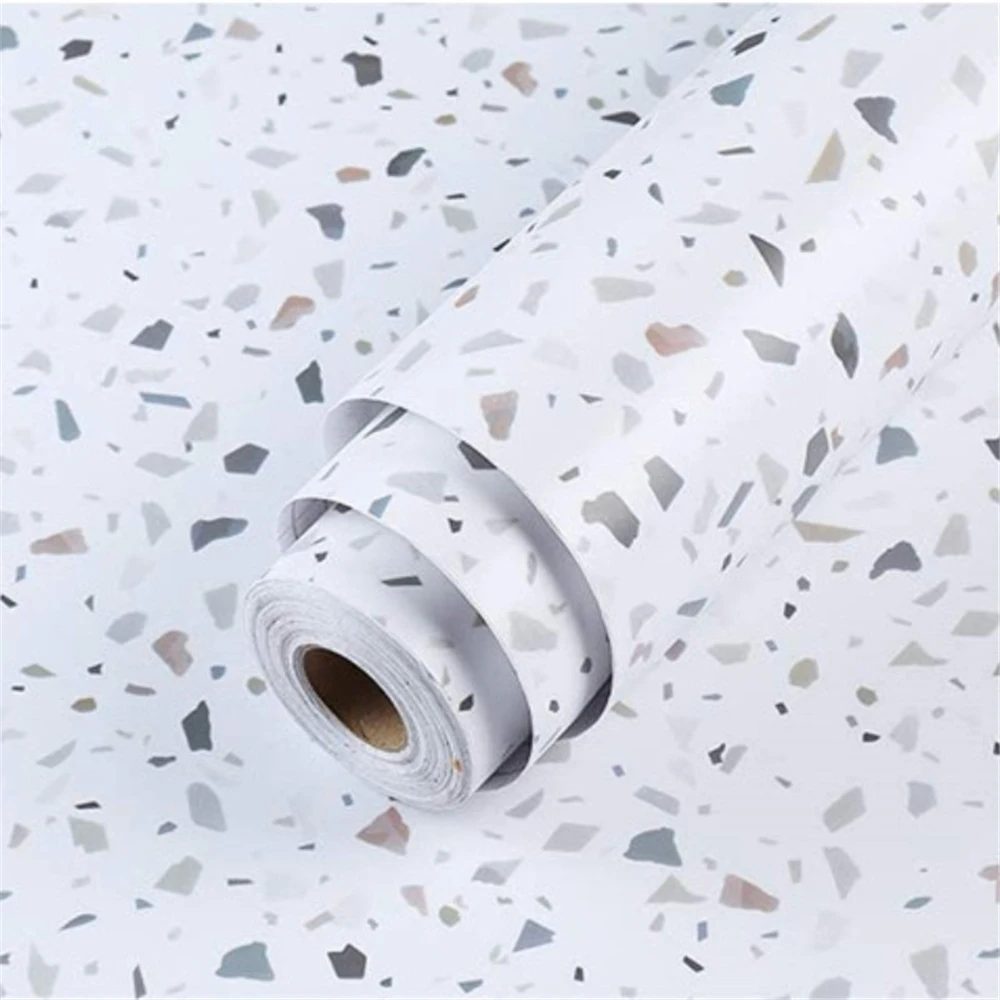 

Мраморная контактная бумага пвх 1/3/5 м, кварцевые настенные наклейки для шкафа, самоклеящаяся Водонепроницаемая настенная бумага для стен