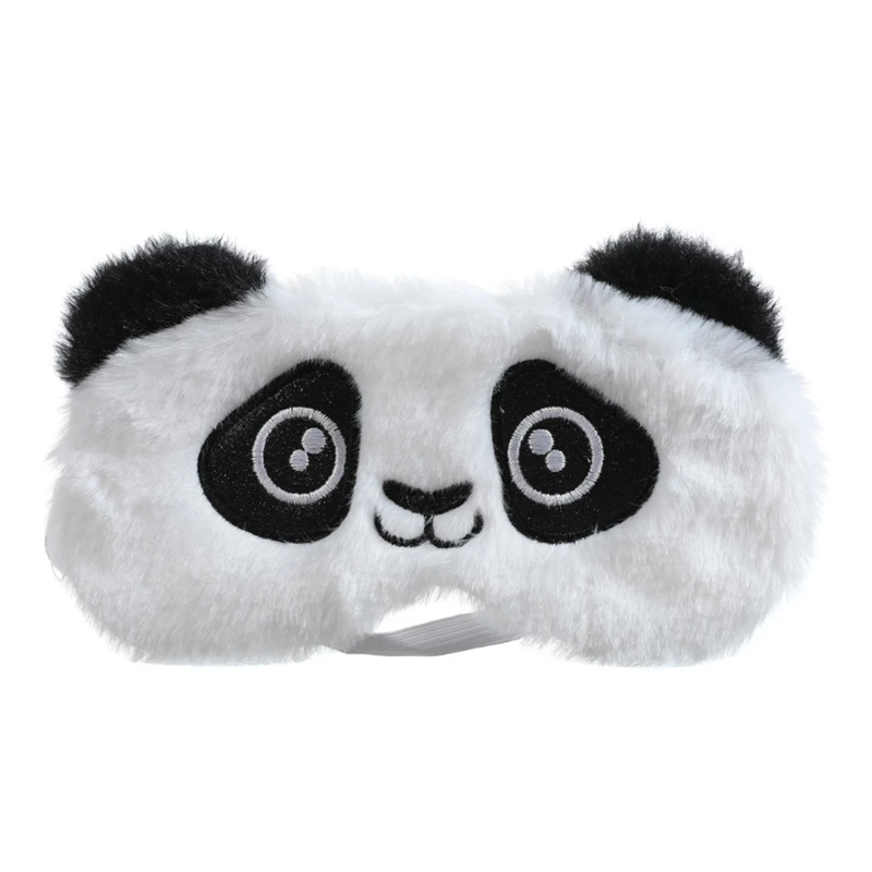 Плюшевая маска для сна взрослых и детей глаз навес мультяшная расслабляющая