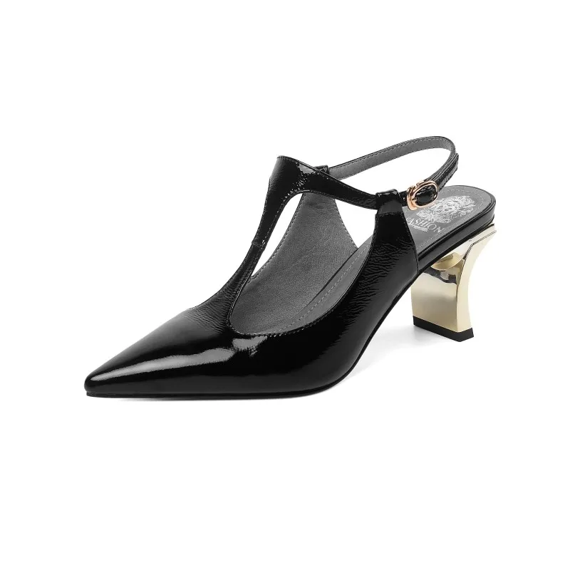 

Сандалии женские с острым носком, босоножки на высоком каблуке, персонализированные, летняя обувь, большие размеры