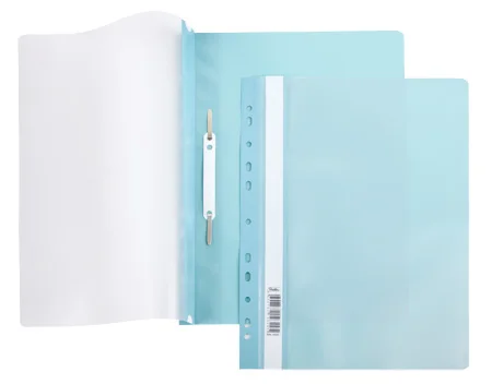 File Folders Hatber Folder-cutter A4 100 sheets 10 PCs. Perforation transparent top | Канцтовары для офиса и дома