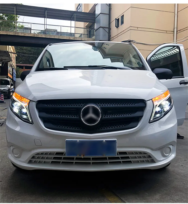 Высокое качество V класс W447 фары подходят для vito v260 светодиодный дневные ходовые огни фары стиль