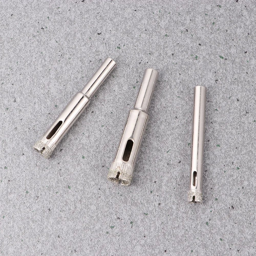 

2 Set of Total 20pcs Emery Glass Bit Set Glass Hole Opener Kit Multi-purpose Hole Drilling Bits Kit (Silver)