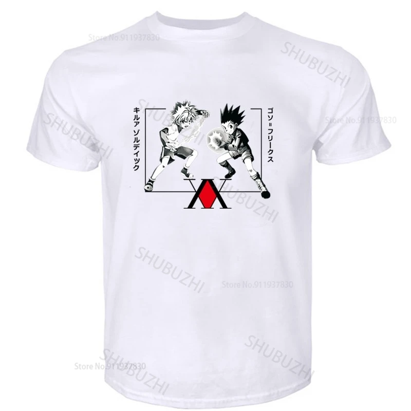 Футболка мужская свободного покроя топ рубашка охотник x Hunter HxH стиль унисекс