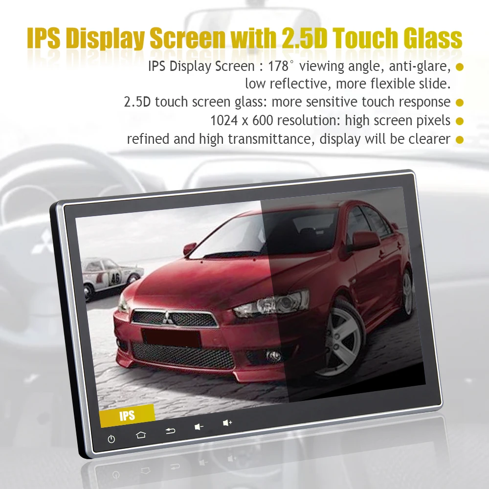 Android 9,0 стерео головное устройство радио с PX6 4G+ 64G DSP для 2008- Mitsubishi Lancer EVO X Ralliart